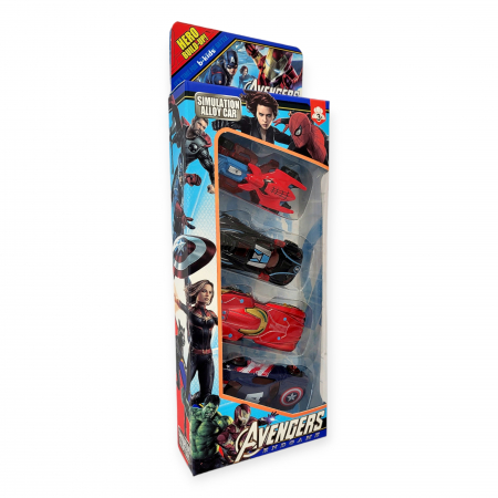 Set 4 masinute metalice, Avengers [4]