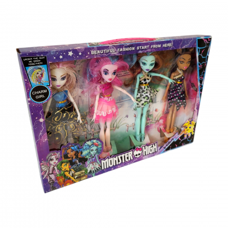 Set 4 papusi - Monster High, new serier, b-kids [2]