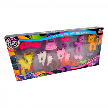 Set 5 figurine Ponei cu accesorii [2]
