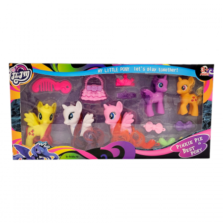 Set 5 figurine Ponei cu accesorii [3]