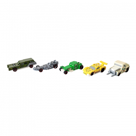 Set 5 masinute - metalice, tip Minecraft. [3]
