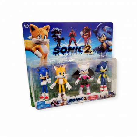 Set 4 figurine Sonic 2 - The Hedgehog, Rounge [3]