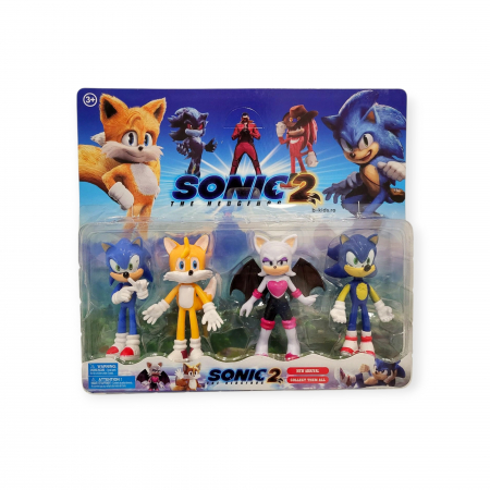 Figurine - Set 4 figurine Sonic 2 - The Hedgehog, Rounge