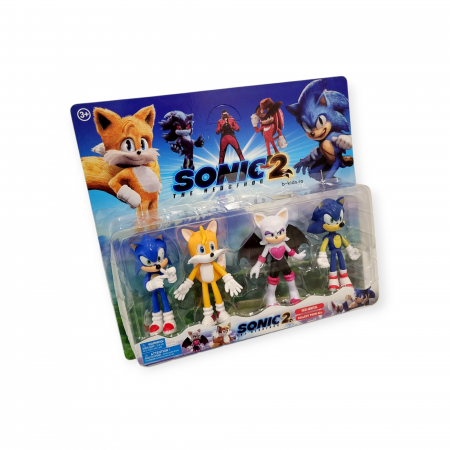 Set 4 figurine Sonic 2 - The Hedgehog, Rounge [2]