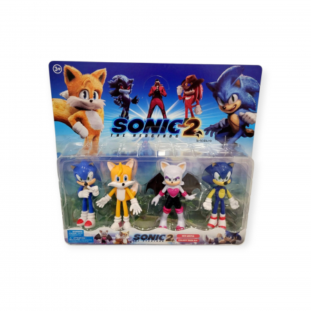 Set 4 figurine Sonic 2 - The Hedgehog, Rounge [1]