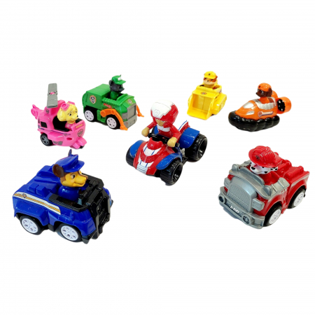 Set 7 figurine, masinute Patrula Catelusilor [3]