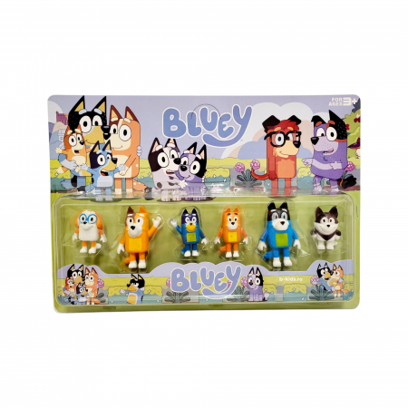 Figurine - Set 6 figurine Bluey