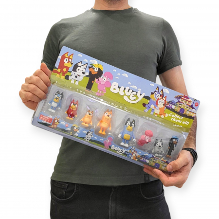 Set 8 figurine Bluey cu diferite personaje [3]