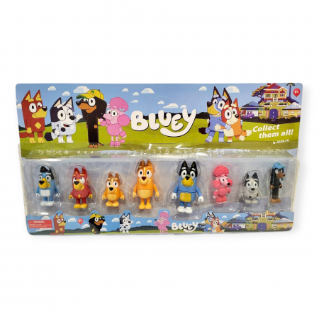 Set 8 figurine Bluey cu diferite personaje [2]