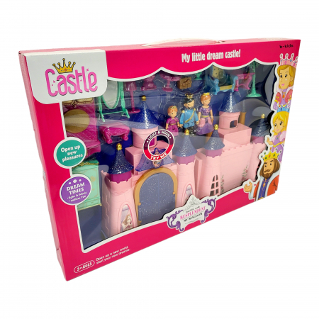 Set castel de jucarie cu figurine si accesorii. [4]