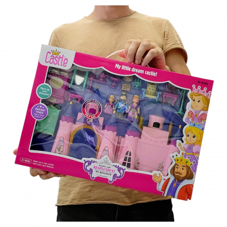 Set castel de jucarie cu figurine si accesorii. [3]