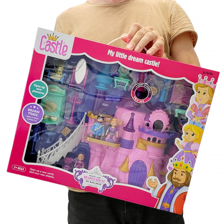 Set castel mare de jucarie cu figurine si accesorii. [3]