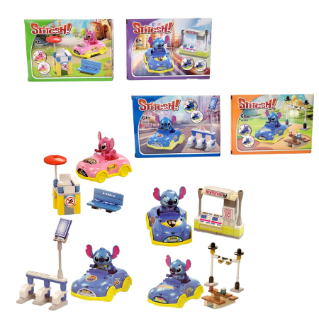 Jucarii - Set Construcție Lilo, Stitch & Angel – 4 Cutii