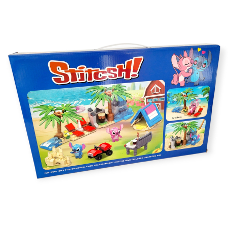 Set Construcție Lilo & Stitch: Aventură pe Plajă cu Angel (405 piese) [4]