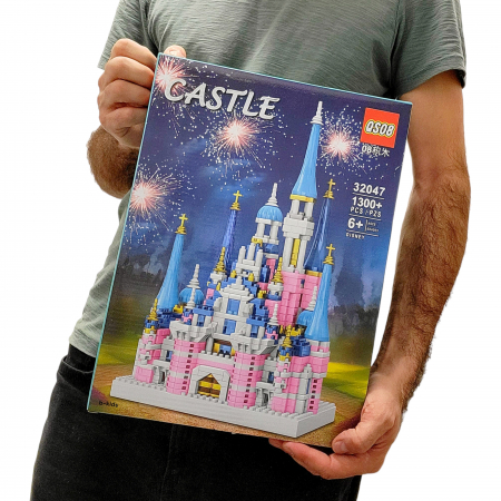 Set constructie tip lego, Castele, 1300 piese, 6+ [5]