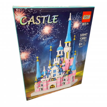 Set constructie tip lego, Castele, 1300 piese, 6+ [4]