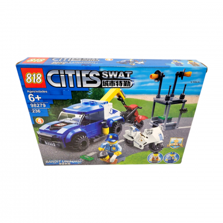 Set constructie tip Lego - Cities Swat, Police, no.4, 236 piese [2]