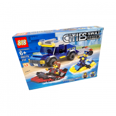Set constructie tip Lego - Cities Swat, Police,  no.1, 235 piese [3]