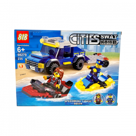Set constructie tip Lego - Cities Swat, Police,  no.1, 235 piese [1]