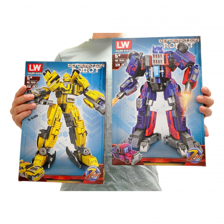 Set contructie format din 2 roboti Transformars [7]