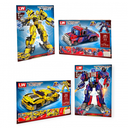 Set contructie format din 2 roboti Transformars [6]