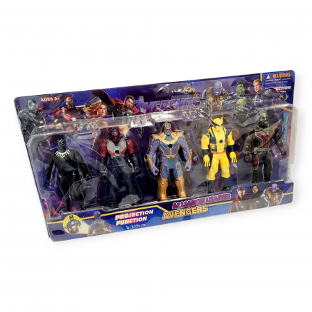 Set cu 5 super eroi Avengers care proiecteaza imagini [1]