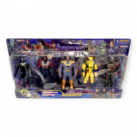 Set cu 5 super eroi Avengers care proiecteaza imagini [3]