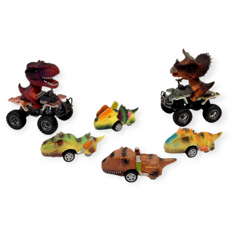 Set cu 6 Dinozauri, Multicolor [4]