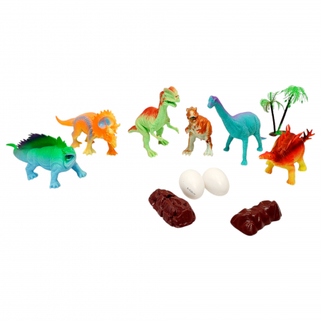 Set diverse figurine dinozauri cu accesori, colorati [3]