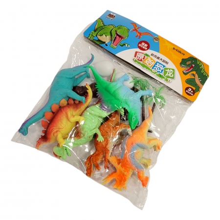 Set diverse figurine dinozauri cu accesori, colorati [1]