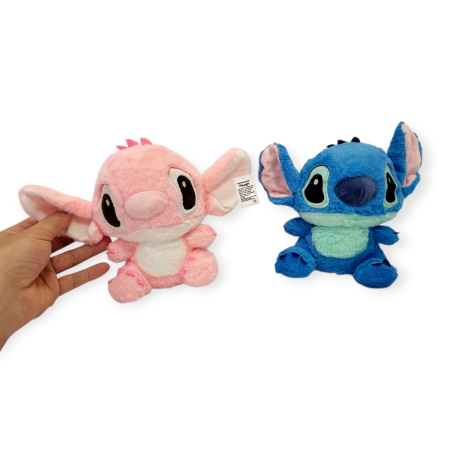 Set doua Jucari de plus Angel Stitch & Zenuk Stitch personaj din Lilo Stitch,  18 cm [2]