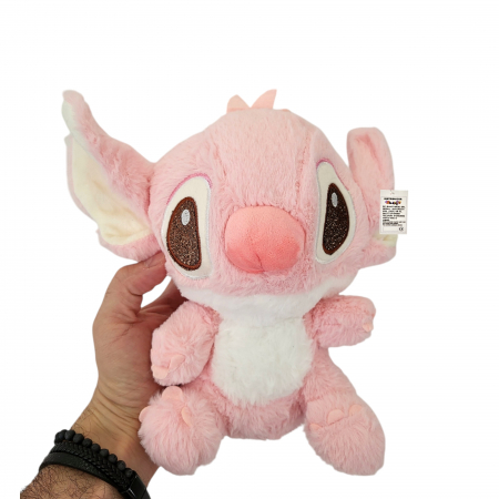 Set doua Jucari de plus Angel Stitch & Zenuk Stitch personaj din Lilo Stitch,  22 cm cu ochii sclipitori [6]