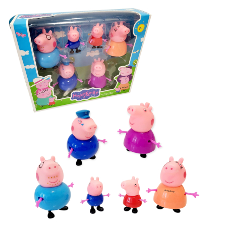 Jucarii - Set Figurine 6 Peppa Pig și Familia!