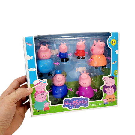 Set Figurine 6 Peppa Pig și Familia! [4]