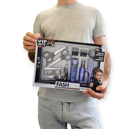 Set Frizerie "VIP Set Cool" – Micul Stilist Fashion, masina de tuns cu baterii [2]