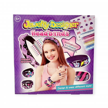 Pentru fetite - Set Jewelry Designer – Creează-ți propriile bentite și bijuterii!