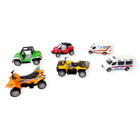 Set jucarie masinute metal (cu atv) [3]