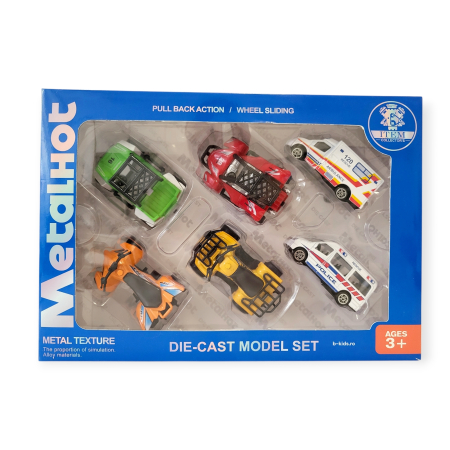 Set jucarie masinute metal (cu atv) [1]