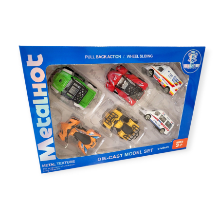 Set jucarie masinute metal (cu atv) [2]