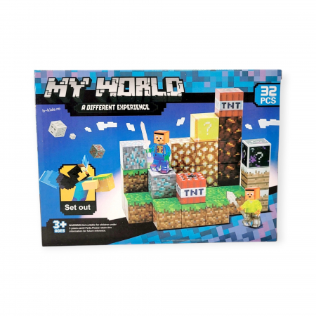 Set Magnetic My World – 32 piese + 2 figurine [1]