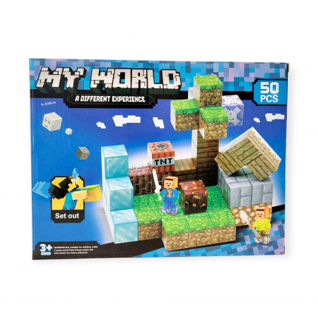 Set Magnetic My World – 50 piese + 2 figurine [1]