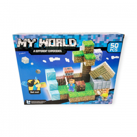 Set Magnetic My World – 50 piese + 2 figurine [2]