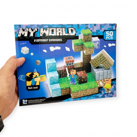 Set Magnetic My World – 50 piese + 2 figurine [3]
