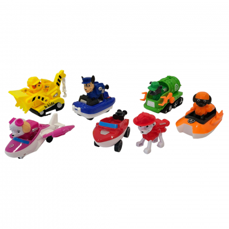 Set mare , 6 masini + 6 figurine - Patrula Catelusilor [5]