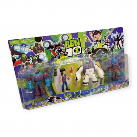 Figurine - Set mare cu 4 figurine Ben 10, Eroi diferiti