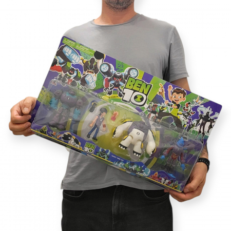 Set mare cu 4 figurine Ben 10, Eroi diferiti [3]