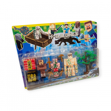 Set cu diferite figurine si accesorii, Minecraft [2]