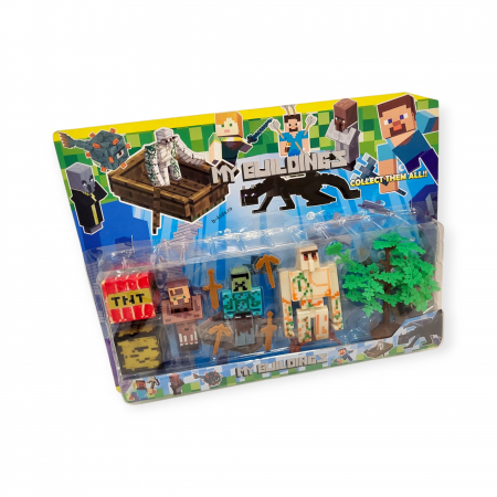 Set cu diferite figurine si accesorii, Minecraft [3]