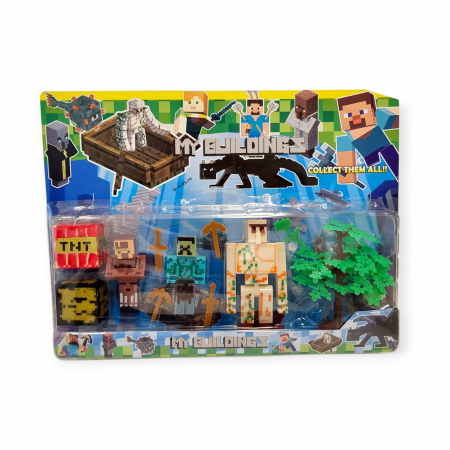 Set cu diferite figurine si accesorii, Minecraft [6]