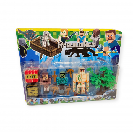 Set cu diferite figurine si accesorii, Minecraft [5]